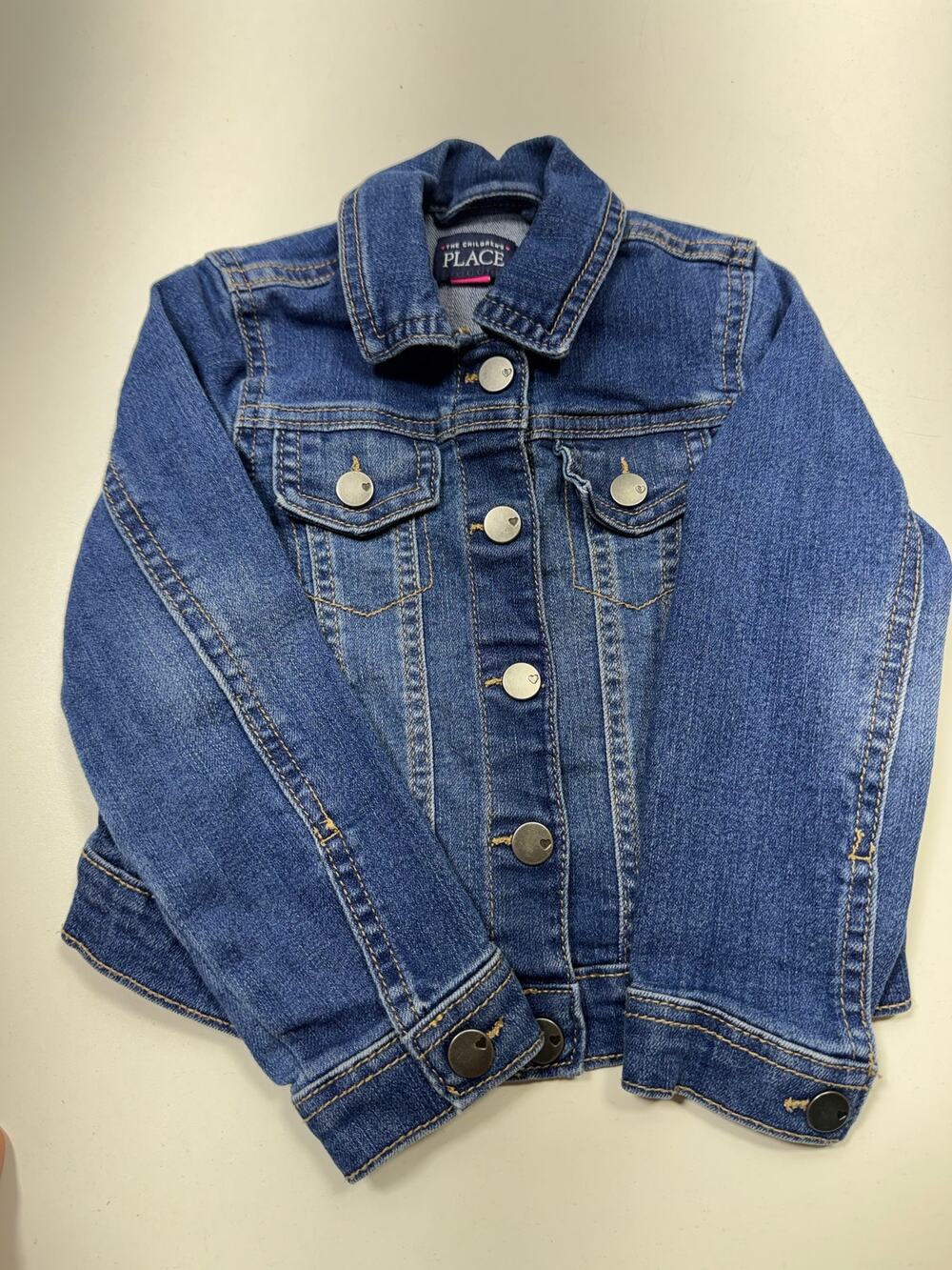 The Children’s Place 4T Denim Trucker Jacket Button Front Collared Toddler